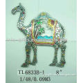 Polyresin plated camel plaque
